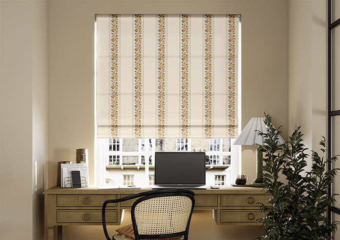 Petal & Block Bethea, Marigold - Twist&Fit Roman Blind - Image 3